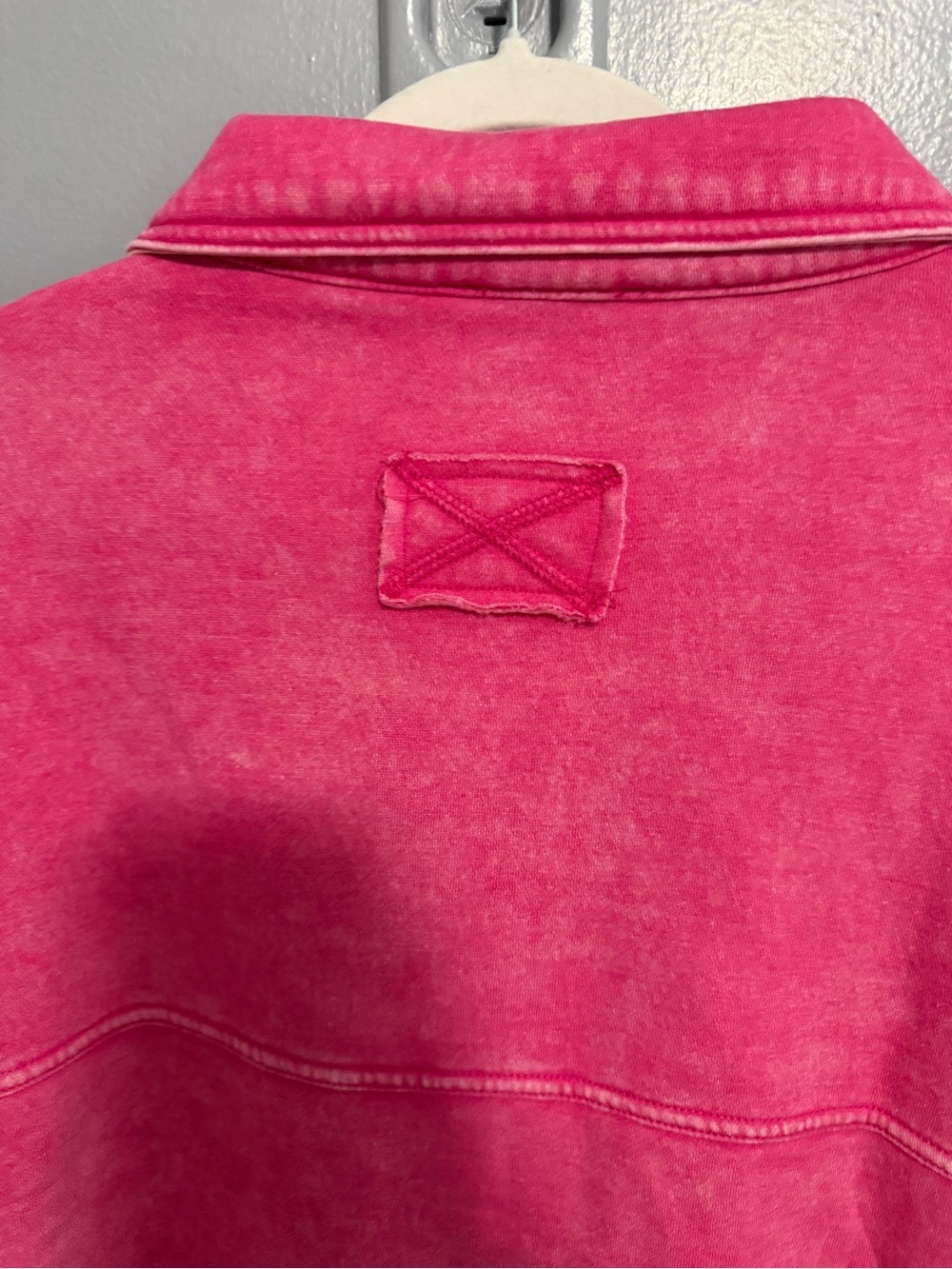 Zenana Washed Pink Shacket - Picture 4 of 6